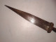 ANCIEN POIGNARD AFRICAIN RECOUVERT DE CUIR ECT .... - Knives/Swords