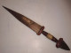 ANCIEN POIGNARD AFRICAIN RECOUVERT DE CUIR ECT .... - Knives/Swords