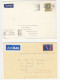 1960- 2015 AUSTRALIA 5 Diff Airmail COVERS Sailing, Mountain, Flower, Bridge, Christmas Stamps Cover - Sammlungen