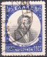 GREECE 1927 Centenary Of Navarino Naval Battle Admiral De Rigny Blue Double Printing Vl. 442 VAR - Oblitérés
