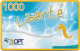 New Caledonia - OPT - Liberte - Seahorse (Medium Expiry Date), GSM Refill 1.000CFP, Exp.31.12.2008, Used - Nueva Caledonia