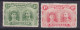 British South Africa Company 1910 Mi. 101c, 102, ½P & 1P King George V. & Queen Mary 'Double Heads' Issue, MNG(*) - Zonder Classificatie