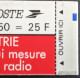V 2720 C3a Conf. - Repère GRIS Au Recto Publicité Médiametrie Carnet Fermé Briat 2.50F - Modern : 1959-...