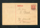 "DEUTSCHES REICH" 1920, Aufbrauchs-Postkarte Mi. P 124 K1 "SCHNEEBERG" (B1080) - Postkarten