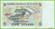 Voyo TUNISIA 5 Dinars 2008(2009) P92r B530az CR/1 UNC Replacement - Tusesië
