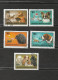 Mongolie - Lot 40 Timbres Les Animaux, Chevaux Moutons Castors Gazelles Chiens Ours Pandas Grenouille Poissons Oiseaux - Mongolie