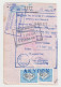Greece Griechenland 5 Consular Fiscal Revenue Stamps, On Bulgarian Passport Page 1993, Fragment (9822) - Fiscale Zegels