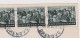 Bulgaria Bulgarien Ww2-1942 Commerce Card With Topic Stamps Bee, Beehive Honey Farm 3x30St., Domestic Used (66654) - Brieven En Documenten