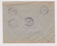 Bulgaria Bulgarien 1940s Registered Bank Cover With Perfin, Topic Stamps, Domestic Used Rare (877) - Storia Postale