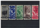 Russia 1935 Anti-War Propaganda Mi.494-498 Full Set Used - Oblitérés