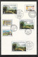 1977 Joint/Commune 9 French African Countries, MIXED FDC FOLDER WITH ALL STAMPS: French Laguage International Council - Emissioni Congiunte