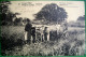 Cpa CONGO BELGE KITOBOLA Animée FAUCHEUSE MECANIQUE 1913  Attelage Boeufs ,ENTIER POSTAL 10 C , PAYSANS - Equipaggiamenti