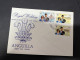 11-4-2024 (1 Z 39) 2 FDC - Anguilla - Prince Charles (now King Charles) & Lady Diana Spencer Royal Wedding - Case Reali