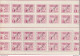 1944 RSI, Casalecchio Di Reno CEI N° 7 20 C. Rosa In Blocco Di 20 MNH/** - Autres & Non Classés