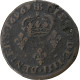 France, Louis XIV, 4 Deniers, 1696, Strasbourg, Cuivre, TB, Gadoury:83 - 1643-1715 Luigi XIV El Re Sole