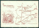 Pordenone Polcenigo Gorgazzo Mappa Pubblicitaria FG Cartolina KF3239 - Pordenone