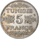 Tunisie, Ahmad Pasha Bey, 5 Francs, 1935/AH1353, Paris, Argent, SUP, KM:261 - Túnez