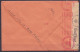 L. Affr. N°584+585+587 Càd ANTWERPEN 6R /8 III 1942 Pour MAGDEBURG-NEUSTADT (Allemagne) - Bande Et Cachet Censure Milita - Guerre 40-45 (Lettres & Documents)