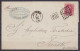 L. Affr. N°34a (rose-lilas Foncé RRR !) Lpts "12" Càd ANVERS /9 NOV 1872 Pour TRIESTE (Autriche) - [P.D.] (au Dos: Càd A - 1869-1883 Leopold II.