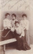 F6-82) VALENCE D 'AGEN LE 28 OCTOBRE 1903 - CARTE PHOTO - GROUPE DE FEMMES SUR UN BANC - VALENCIENNES - ( 2 SCANS ) - Valence