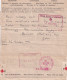 LETTRE MESSAGE CROIX ROUGE FRANCAISE - DELEGATION DU MAROC - CASABLANCA - BERGERAC - 8/6/1943 - TAMPON - 2 SCANS  - Rode Kruis