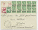 ALGERIE IRIS 80CX10+40C COQ +60C BLASON LETTRE REC PORT AUX POULES 21.10.1946 ORAN - Lettres & Documents