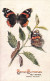 Papillons Et Chenille * CPA Illustrateur Rapahel Tuck& Sons 9497 * British Butterflies * Papillon Butterfly - Butterflies