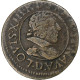 France, Louis XIII, Double Tournois, 1628, Lyon, Cuivre, TB+, Gadoury:8 - 1610-1643 Louis XIII The Just