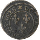 France, Louis XIII, Double Tournois, 1628, Lyon, Cuivre, TB+, Gadoury:8 - 1610-1643 Ludwig XIII. Der Gerechte