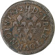 France, Louis XIII, Double Tournois, 1642, La Rochelle, Cuivre, TB+, Gadoury:12 - 1610-1643 Ludwig XIII. Der Gerechte