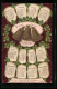Präge-AK Jahreszahl 1904 Mit Glocken Und Kalender  - Astronomia