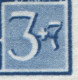 823II Postkongress 3 Pf. Mit PLF II Balken Durch Die 7, Feld 23, ** - Variétés & Curiosités