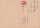 Postkarte P 39 Engels 30 Pf. DV M 301 / C 8088 Doppelkarte BERLIN 6.10.1949 - Covers & Documents