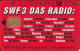 Germany: Telekom S 77 10.92 SWF 3 Das Radio. Mint - S-Series: Schalterserie Mit Fremdfirmenreklame