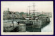 Ref 1641 - 1905 Peacock Postcard - Treen Squared Circle Postmark - View Of Penzance Harbour & Ships Cornwall - Storia Postale