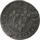 France, Henri IV, Double Tournois, 1607, Paris, Cuivre, TB+, Gadoury:538 - 1589-1610 Heinrich IV.