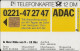 Germany: Telekom S 29 A 10.91 ADAC - S-Series : Taquillas Con Publicidad De Terceros