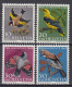 Switzerland / Helvetia / Schweiz / Suisse 1969 ⁕ Birds Pro Juventute Mi.914-917 ⁕ 4v MNH - Unused Stamps