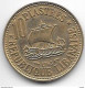 *lebanon 10 Piastres 1955  Km 23   BU - Líbano