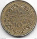 *lebanon 10 Piastres 1972  Km 26  Unc - Libano