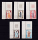 MAURITANIE 1970 TIMBRE N°286/90 NEUF** COSTUMES - Mauritanie (1960-...)