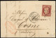 Let EMISSION DE 1849 - 6     1f. Carmin, Obl. ETOILE S. LAC, Càd PARIS 19/6/52, TTB - 1849-1876: Période Classique