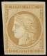 * EMISSION DE 1849 - R1f  10c. Bistre-jaune, REIMPRESSION, TB - 1849-1850 Cérès