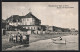 AK Wyk A. Föhr, Strand Mit Deppe`s Hotel  - Föhr