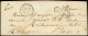 Let OBLITERATIONS PAR DEPARTEMENTS - 19/CORSE Cursive 19/LURI Et Càd T15 BASTIA 23/1/52 S. Env., Taxe 25 DT Pour Paris 2 - 1849-1876: Periodo Classico