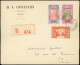 Let GUINEE 117a : 90c. Orange SANS GUINEE FRANCAISE + N°86 Et 110, Obl. KANKAN 21/11/31 S. Env. Rec., Arr. Paris, R Et T - Andere & Zonder Classificatie