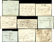 Let MONACO Lot De 18 MP Et 6 Lettres Affr. France Avec Obl. De Monaco, B/TB - Storia Postale