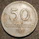 RARE - ALLEMAGNE - GERMANY - 50 Pfennig Kaiserslautern 1917 - Funck# 231.3 - ( KRIEGSGELD ) - 50 Pfennig