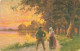 PEINTURES & TABLEAUX - Johan Georg Gerstenhauer - Couple - Carte Postale Ancienne - Paintings