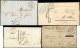 Let 9 Lettres Sans Timbres, Ancien Régime à Guerre De 1870, Dont Dates Intéressantes (fin 1848), TB - Collezioni (in Album)